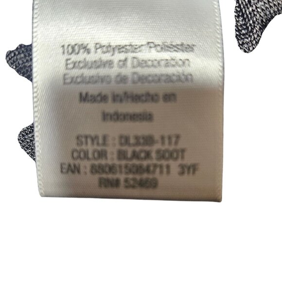 Danskin Now Black Athletic Pants With Pink & White Side Stripes XXL - Picture 6 of 6